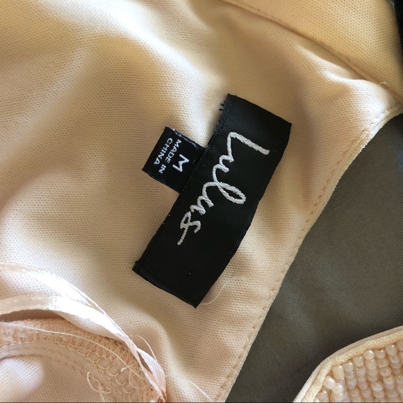 Celena Nude Beaded Maxi Dress - Picture 13 of 14